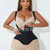 Cinturilla exclusiva transfronteriza con tirante ajustable, múltiples filas de ganchos, diseño de varillas para control de abdomen, modelado y escultura corporal para mujeres, creando una figura de reloj de arena