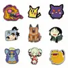 Insignias de mercancía bidimensional de dibujos animados y anime personalizadas, broches de juguete de moda, cierres magnéticos fuertes, insignias de esmalte metálico hechas a medida