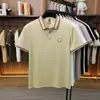 Camisa Polo Leishibert de Nylon y Fibra de Bambú para Hombre, Camiseta Versátil de Manga Corta, Nueva de Verano, Transpirable, Moderna, Camiseta de Manga Corta