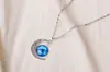 X629 Venda Quente Transfronteiriça Tendências da Moda Europeia e Americana Céu Estrelado e Lua Colar de Tempo Personalizado Estilo Tendência Personalizado Atacado
