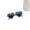 Nuevas gafas de sol de moda para proteger del sol, gafas infantiles con forma de corazón, bonitas gafas de sol de moda estilo dibujos animados, transfronterizas europeas y americanas