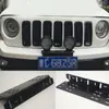 Porta matrícula de coche soporte para vehículo todoterreno foco LED porta lámpara de xenón porta lámpara modificado porta lámpara de aleación de aluminio