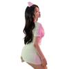 Lemon Story Disfraz Sexy de Enfermera Lencería Sexy Tentación Caliente Falda Corta de Color Sólido Conjunto de Uniforme Cosplay 8059