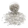 Coluna de vidro checa longo arroz talão espaçador talão oco espaço reservado talão 3 manga cor cristal jóias material