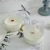 Venda por atacado tenda DIY vela aromaterapia vidro diy caseiro recipiente cera de soja copo vazio casa pote de doces