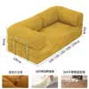Sofá Retro de Compresión al Vacío Usado Sala de Estar Doble Plegable Doble Uso Apartamento Pequeño Modular Tela Cama Sofá Perezoso