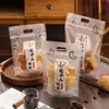 Bolsa para Galletas Hecha a Mano, Bolsa para Dulces de Pastelería Copo de Nieve, Bolsa para Snacks de Comida Horneada, Bolsa con Cierre de Cremallera Auto-parante