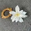 Flor Artificial Flor de Lirio Pequeña Cabeza de Flor de Lirio Perfumada Material para Guirnalda Hecha a Mano DIY Decoración de Pared de Fondo para Boda Flor