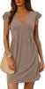 Comercio exterior transfronterizo europeo y americano Amazon TK2025 Vestido largo de verano con mangas voladoras para mujer, cuello en V, plisado, vestido grande