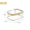 Bolsa de Maquiagem Transparente Espessa 40 Seda com Logo Imprimível à Prova d'Água Bolsa de Higiene Visual Bolsa de Maquiagem Estéreo Bolsa de Armazenamento de Viagem
