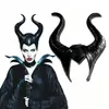 Diadema de Cuernos de Maléfica de Vinilo, Accesorio de Cosplay de Maléfica, Accesorio de Halloween