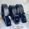 Cinturón Automático con Hebilla Galvanizada Nuevo Modelo de Pvc Zhengqi para Hombre, 120cm, Accesorio de Cinturón de Cuero de Gama Alta