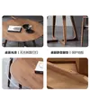 Mesa Redonda de Comedor de Madera Maciza, Sencillo y Casual Set de Mesa y Sillas para Reuniones, Mesa Redonda Pequeña para Recepción de Negocios de Cafetería, Color Nogal