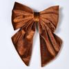 Novo grampo de cabelo de veludo de alta qualidade para outono e inverno, cor sólida, para a parte de trás da cabeça, coque baixo, rabo de cavalo, laço, grampo de mola, adorno de cabeça