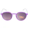 Óculos Oval Simples Selvagem Anti-UV Óculos de Sol com Proteção Solar Óculos de Sol Posed para Crianças 758 3118 11