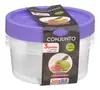 Kit de 3 Recipientes Graduados Redondos - 700ml