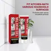 Gel quitamanchas de moho para limpiar manchas y moho en paredes de baño y cocina, paredes blancas y juntas de azulejos