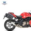 Coche muscle Wolf adecuado para Qianjiang race 600 bolsa lateral bolsa lateral caja lateral retro modificación bolsa para casco impermeable liberación rápida especial