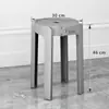 Bancos de Plástico Engrosados para Uso Doméstico, Bancos Apilables para Mesa de Comedor, Sillas Cómodas para Estar Sentado por Mucho Tiempo, Bancos de Molino de Viento, Bancos Redondos de Plástico