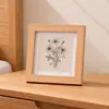 Marco de Fotos DIY Hecho a Mano de Escritorio Estilo Ins Adorno de Escritorio Marco Decorativo para Dormitorio Cuadrado Simple 6 7 8 Pulgadas 10 Pulgadas