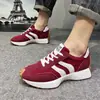 Zapatillas Retro de Bloques de Color para Mujer Primavera 2026, Zapatos Casuales Transpirables de Suela Suave, Zapatos de Moda Ligeros con Cordones, Zapatos Multicolores para Mujer