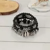 Nuevo Conjunto de Pulseras Apilables de Múltiples Capas Estilo Bohemio Playa Mariposa Concha Cuentas Coloridas Pulsera Estilo Étnico