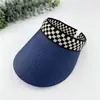 Sombrero de Paja con Parte Superior Abierta Gorra de Pato para Mujer Verano Viajes Exterior Sol Playa Ocio Versátil Sombrero de Protección Solar Venta al por Mayor