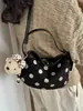 Bolso de Mano Nuevo de Patchwork de Lunares de Verano 2026, Diseño de Nicho, Bolso Cruzado Simple y Versátil para el Trabajo
