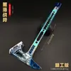 Fuerza Delta Arma de Combate Cercano Periférica Hacha Táctica Mar Negro Juguete de Aleación Nueva Modelo de Metal Hoja Sombra de Misericordia