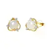 Pendientes Simples Elegantes y Versátiles, Regalo Navideño, Pendientes con Pasador de Plata 925, Pendientes de Borla de Lujo Ligero con Imitación de Calcedonia al por Mayor