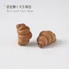 Acessórios de sândalo da Barbie polvo doce coelho urso cabeça de abóbora escultura em madeira fofa estilo DIY acessórios brincadeira cultural produtos semiacabados