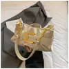 Bolso Pequeño Retro de Alta Apariencia para Mujer, Nuevo Modelo de Moda Primavera 2026, Bolso Plegado Trendy para el Trabajo, Bolso de Hombro Único Debajo del Brazo