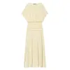 Roupas Femininas 2026 Verão Novo Estilo Moda Europeia e Americana Simples Emagrecedor Fluido Vestido Longo 1334940