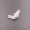 Accesorios para Audífonos Retroauriculares Junta de Conversión de Plástico Transparente en Codo Piezas de Tubo Guía de Sonido para Máquina Retroauricular Universal