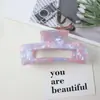 Accesorios para el Cabello Pasador de Acetato Estilo Coreano Pinza de Garra Grande Pinza para Moño de Cabello Cola de Caballo Pinza Sencilla Elegante