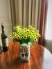 Flor Artificial Flor de Fada Flor Artificial Flor Falsa Planta em Vaso Pequeno Enfeites Folhas para Arranjo de Flores Plástico Sala de Estar Decoração de Casamento