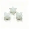 Fabricante Personalizado Quartzo Rosa Natural Aventurina Verde Cubo Merkaba Satélite Pedra Olho de Tigre Ornamentos Pedra Crua