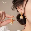 Pendientes Geométricos de Perla con Encaje de Circonita Estilo Palacio Retro, Lujo Accesible y Pendientes de Alta Gama, Pendientes de Moda, Exquisitos y Personalizados