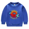 Among us Otoño e Invierno Juegos Transfronterizos Suéter Infantil Nuevo Grande Infantil Terciopelo Acolchado Cálido Abrigo de Invierno