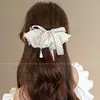 Pinza para el pelo de plátano con lunares estilo coreano para mujer, versátil y simple, nuevo modelo 2026, moderno y elegante, pinza para el pelo de alto valor estético