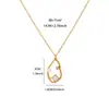 Collar de mariposa con goteo de aceite, no se decolora, joyería de lujo ligero de nicho de verano para mujer, regalo, joyería de acero inoxidable al por mayor