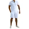 Traje Deportivo Casual Suelto de Manga Corta para Hombre Transfronterizo Verano 2024 Amazon AliExpress Europa y Estados Unidos