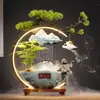 Nueva decoración de agua circulante estilo chino oficina suerte sala de estar humidificador paisaje decoración del hogar regalo de inauguración