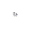 Aleación de titanio F136 tres garras incrustadas bola de circonio aretes labiales personalidad moda europea y americana accesorios para perforaciones al por mayor