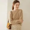 Suéter de Cachemira para Mujer Otoño/Invierno 2026 con Hombro Raglán y Cuello Redondo, Diseño Versátil, Tejido de Lana