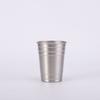 Copas de Vino de Acero Inoxidable Transfronterizas, Vasos de Agua Portátiles para Camping y Montañismo, Copas de Vino Rusas tipo Step, Copas de Vino Domésticas con Borde Enrollado Anticaídas