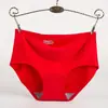 Ropa interior de seda de hielo para mujer Ropa interior sin costuras Ropa interior de una pieza Transpirable Cintura media Sexy Ropa interior para mujer Bragas 810