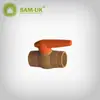 Fábrica de válvulas de disco con mango de rosca para accesorios de tubería de PVC en ángulo recto estándar industrial americano, venta al por mayor de válvula de mariposa de PVC manual de inversión