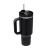 Nueva taza para automóvil de 40 oz con asa, taza de acero inoxidable para automóvil, taza con tubo de succión para exteriores, taza para conservar el calor y el frío.