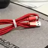 Cabo de dados Huawei tipo trançado de nylon para Apple, fábrica 5A de carregamento rápido, linha de carregamento para celular Android, atacado